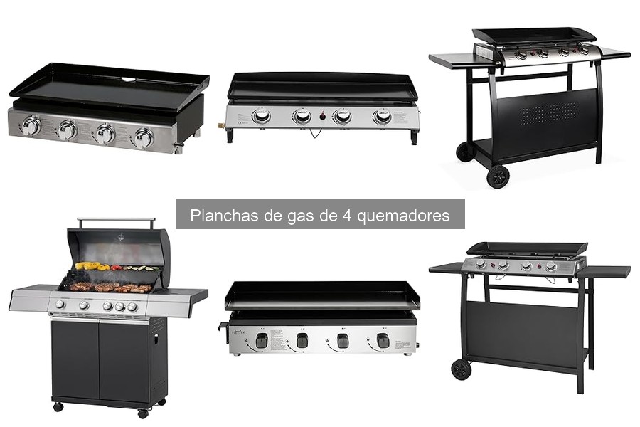 Comparativa de Planchas de Gas: 2, 3 y 4 Quemadores