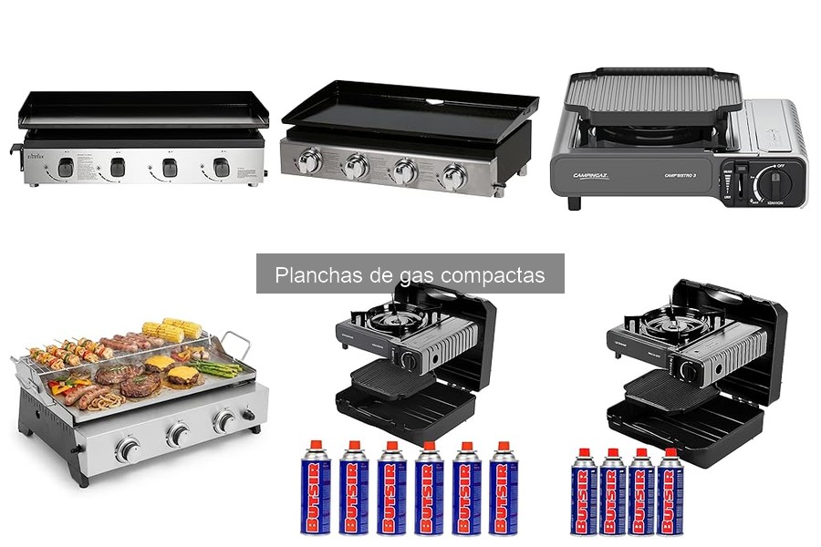 Comparativa de Planchas de Gas Compactas Más Populares