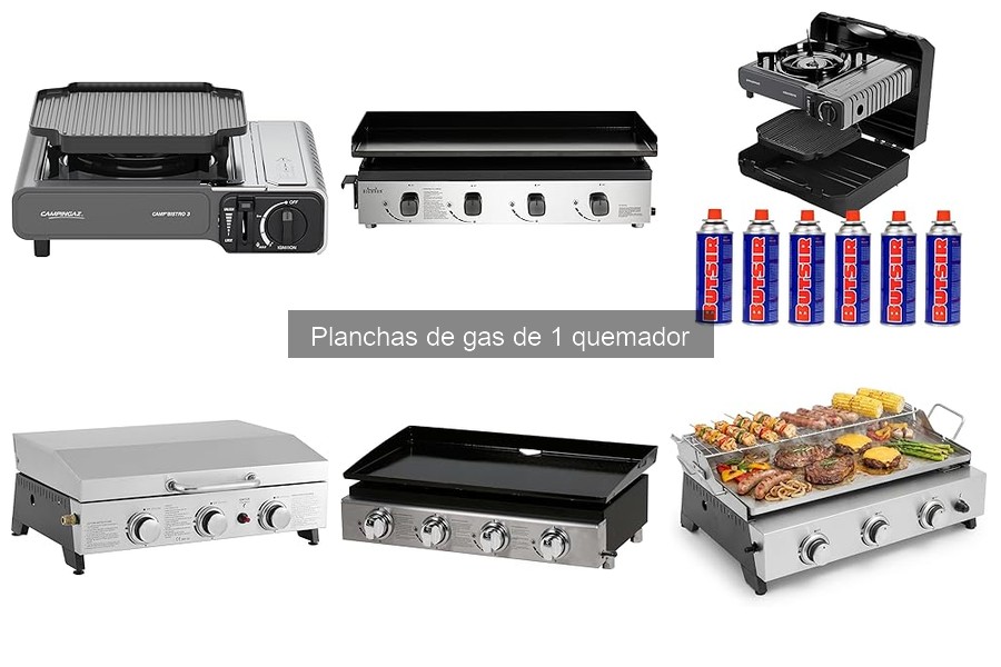 Comparativa de planchas de gas de 1 quemador: marcas y precios