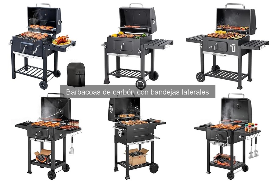 Comparativa de precios de barbacoas de carbón con bandejas laterales