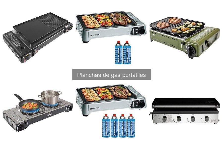 Comparativa de precios de planchas de gas portátiles