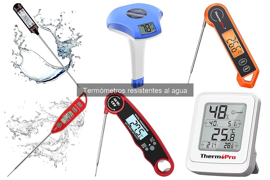 Comparativa de Termómetros Digitales y Analógicos Resistentes al Agua