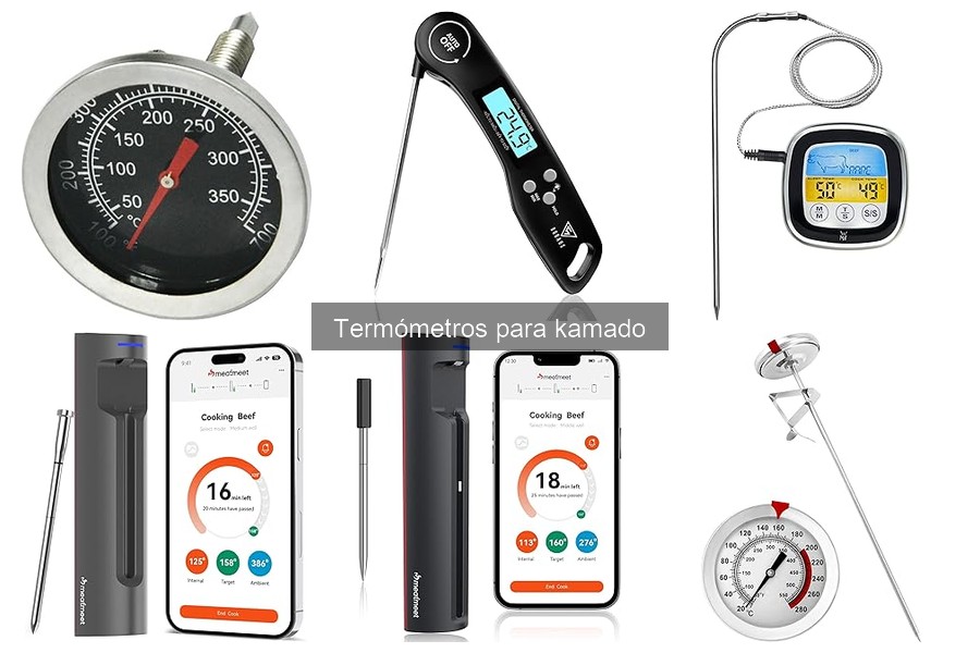Comparativa de termómetros para kamado: digital vs analógico