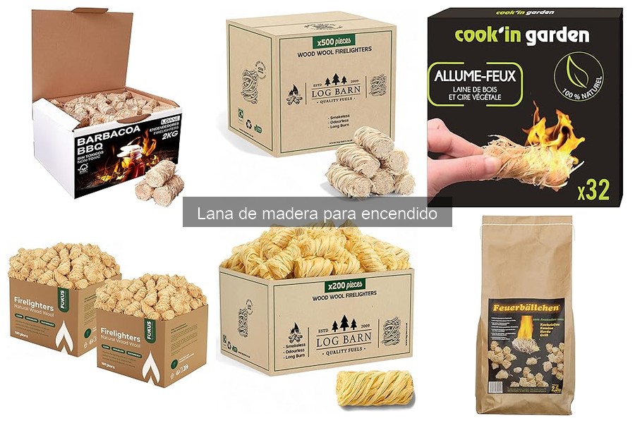 Comparativa: Lana de madera vs. otros métodos de encendido
