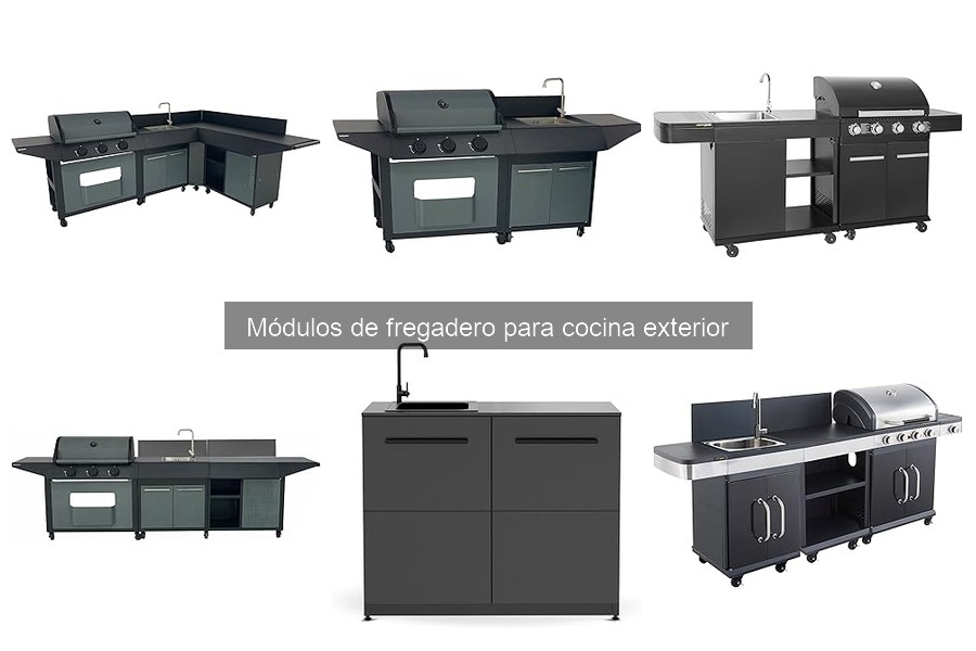 Comparativa: Módulos de fregadero exterior vs fregaderos interiores