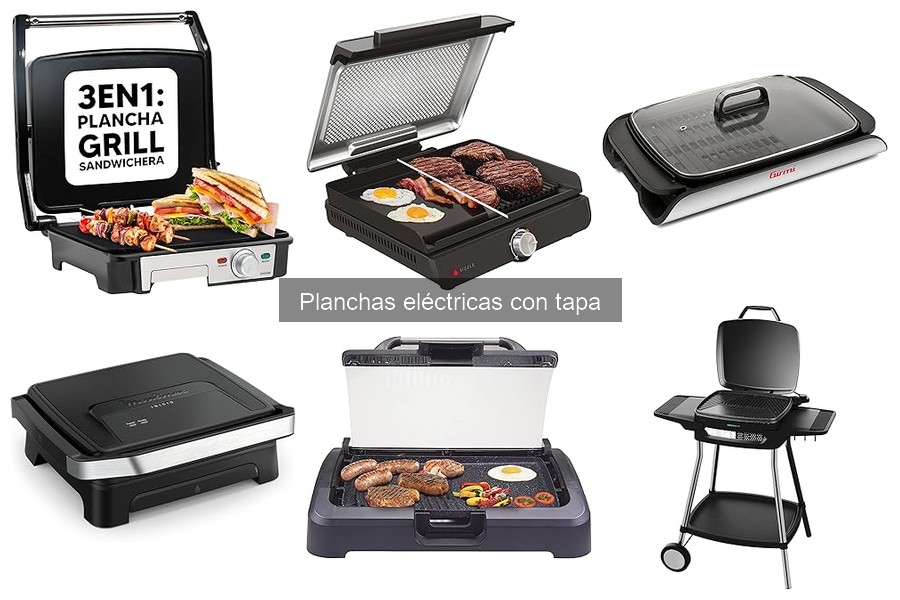Comparativa Planchas Eléctricas con Tapa vs Sin Tapa