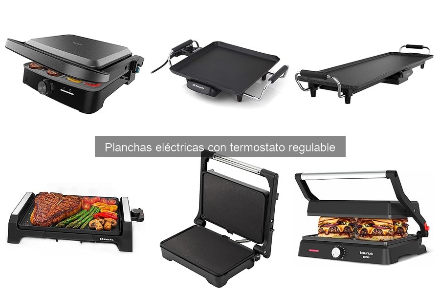 ** Comparativa: Planchas eléctricas con y sin termostato