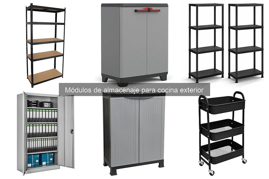 Consejos para Mantener Módulos de Almacenaje de Cocina Exterior