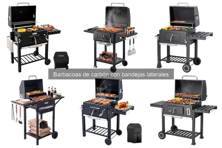 Consejos para mantener tu barbacoa de carbón con bandejas laterales