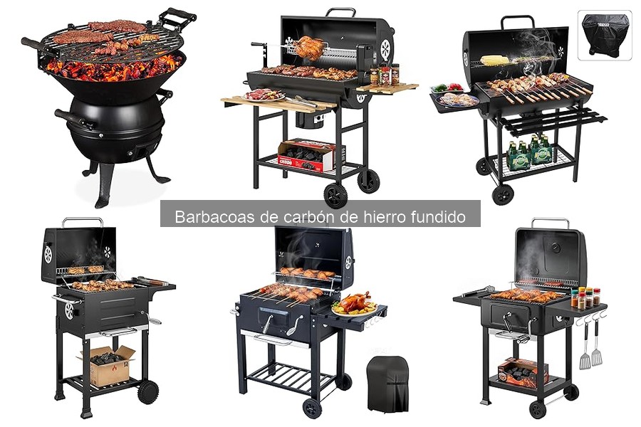 Consejos para usar tu barbacoa de carbón de hierro fundido