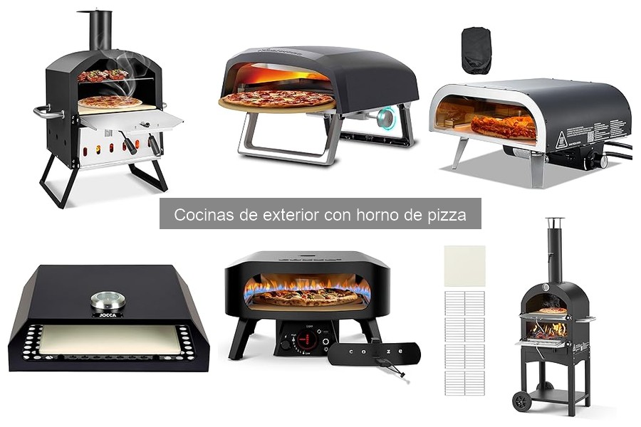 Consejos para usar una cocina de exterior con horno de pizza