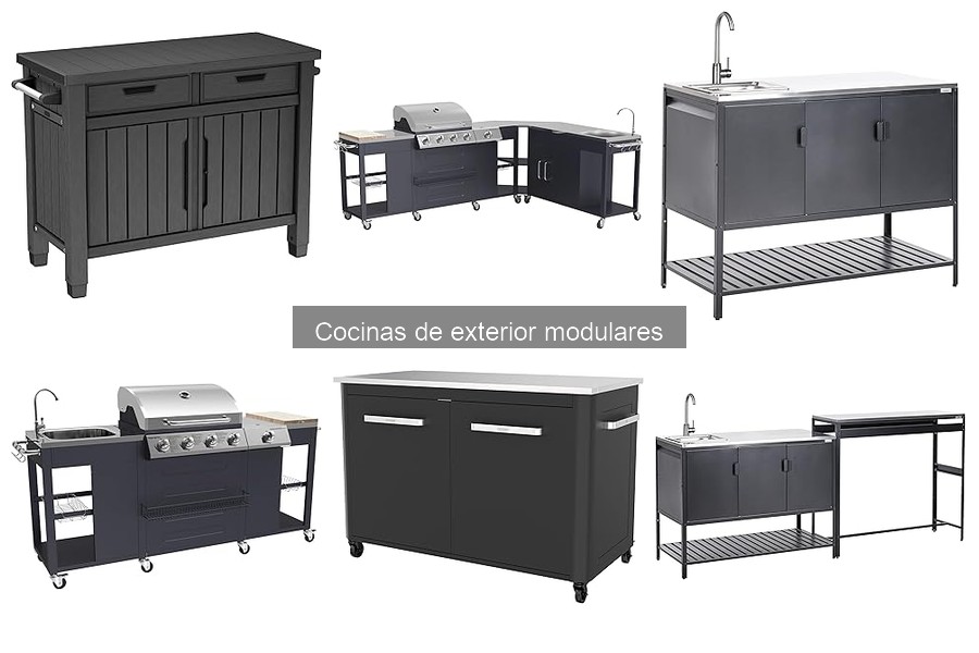 Costos aproximados de cocinas de exterior modulares