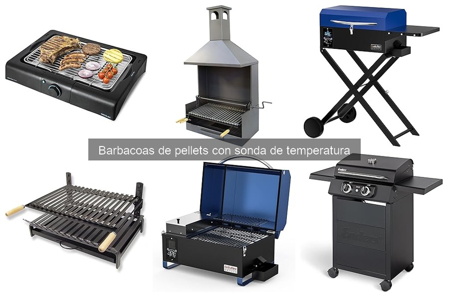 Costos de barbacoas de pellets con sonda de temperatura