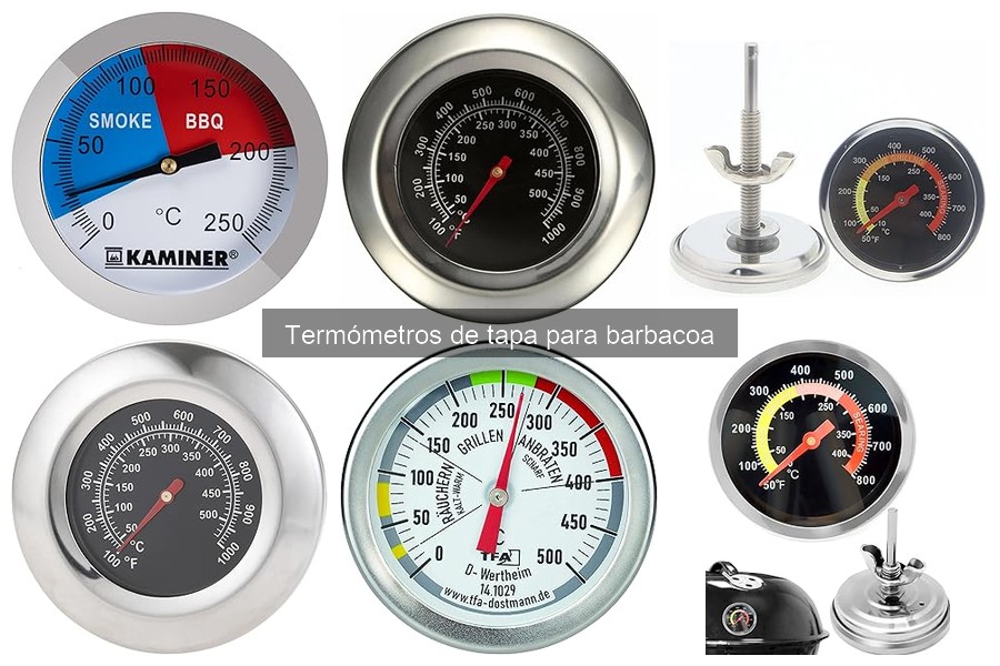 Cuándo usar un termómetro de tapa para barbacoa