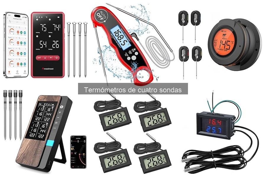 ¿Cuánto cuesta un termómetro de cuatro sondas? Precios y factores