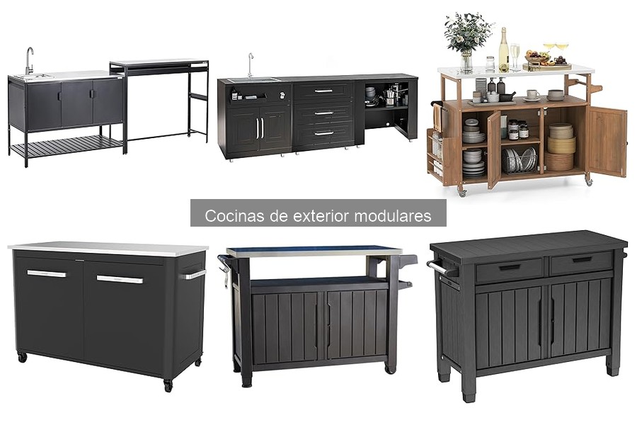 Descubre qué son las cocinas de exterior modulares
