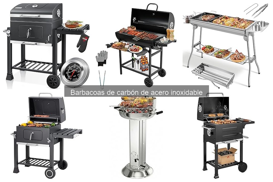 Dónde comprar barbacoas de carbón de acero inoxidable