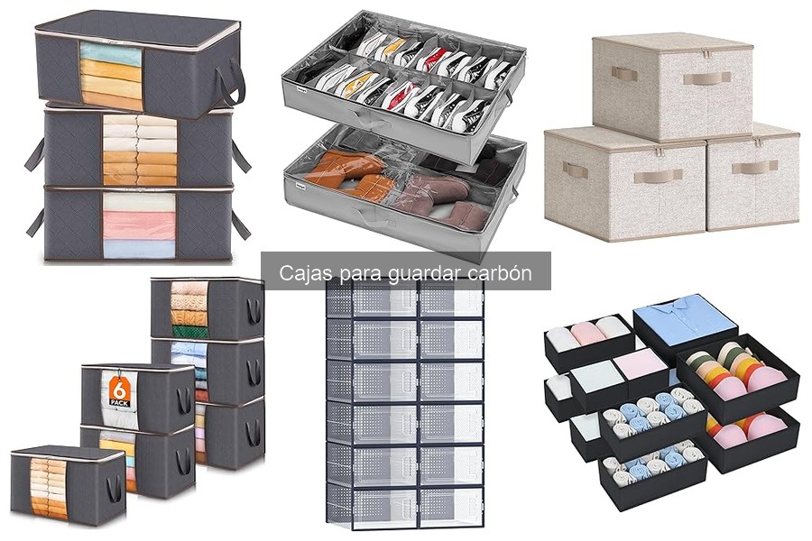 Dónde comprar cajas para guardar carbón: mejores opciones online