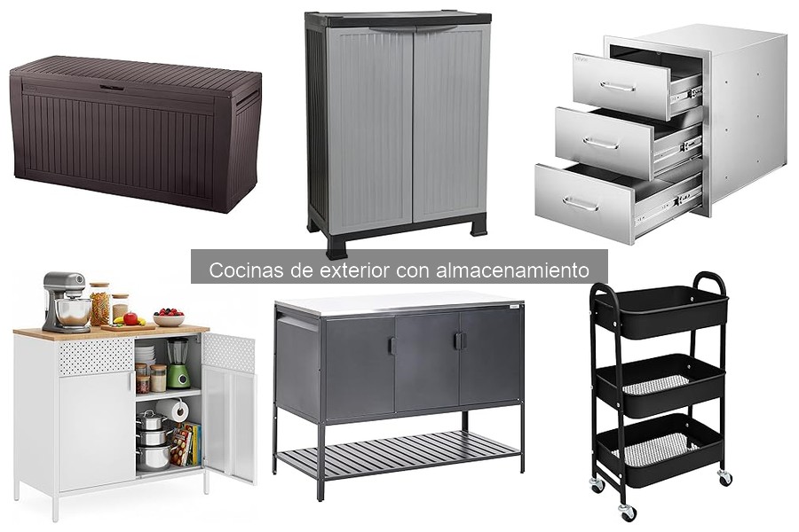 Dónde comprar cocinas de exterior con almacenamiento