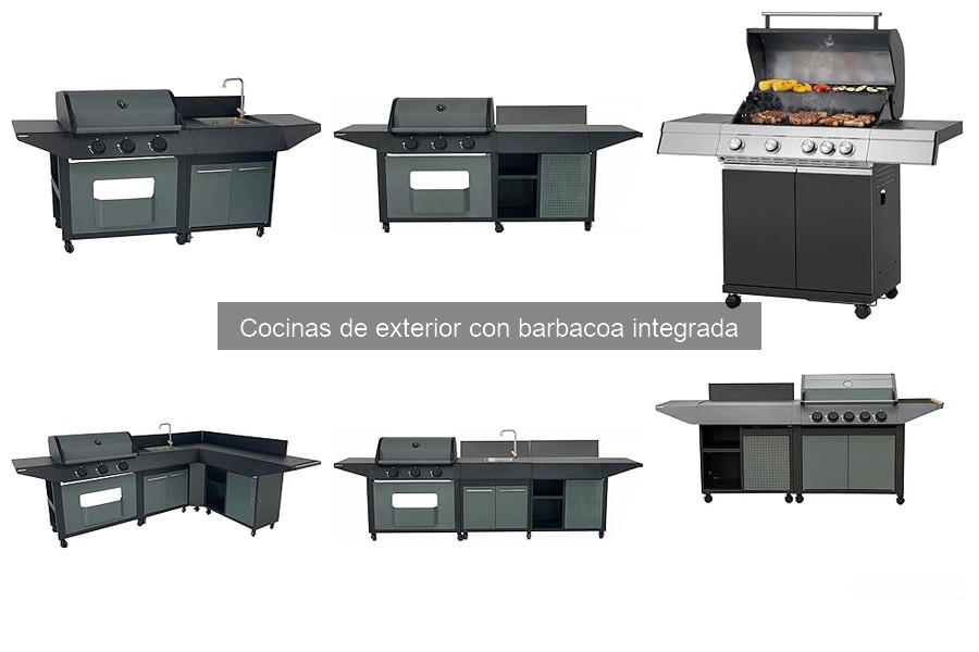 Dónde comprar cocinas de exterior con barbacoa integrada