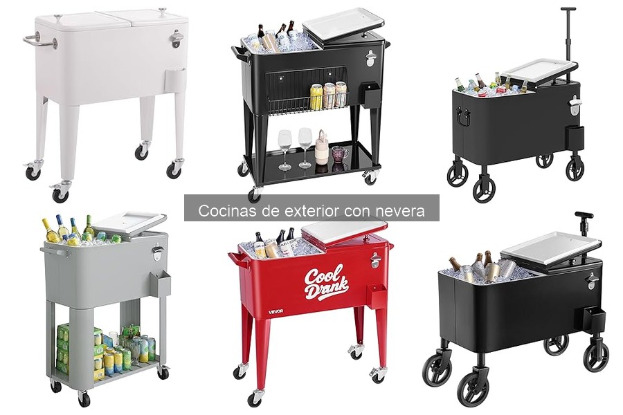 Dónde comprar cocinas de exterior con nevera al mejor precio