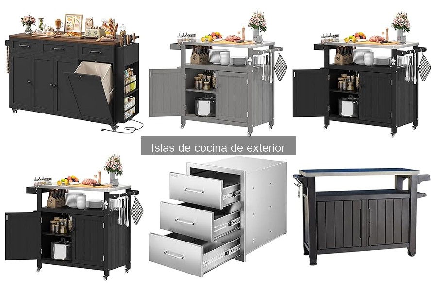 Dónde comprar islas de cocina de exterior: guía completa