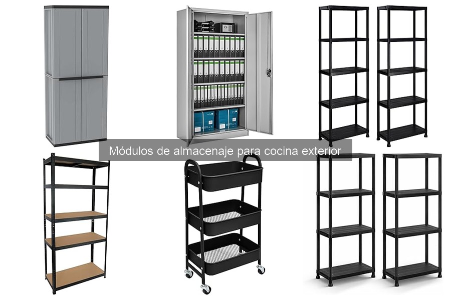 Dónde comprar módulos de almacenaje para cocina exterior