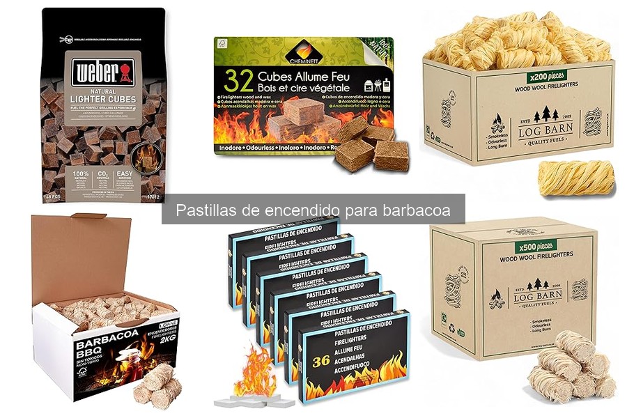 Dónde comprar pastillas de encendido para barbacoa y precios