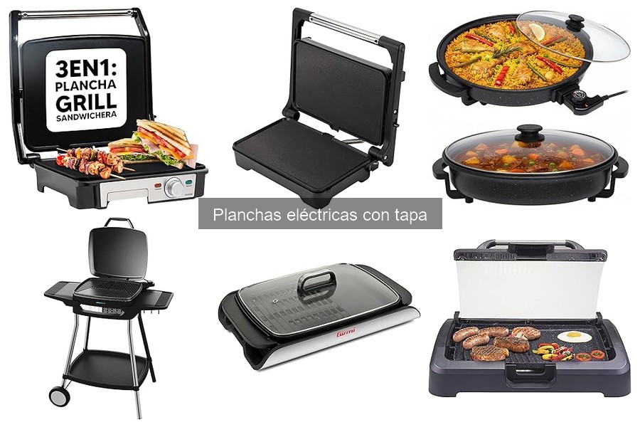 Dónde comprar planchas eléctricas con tapa - Mejores opciones