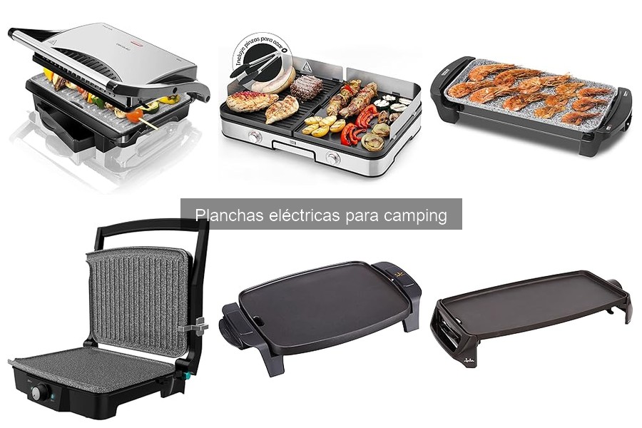 Dónde comprar planchas eléctricas para camping con descuento