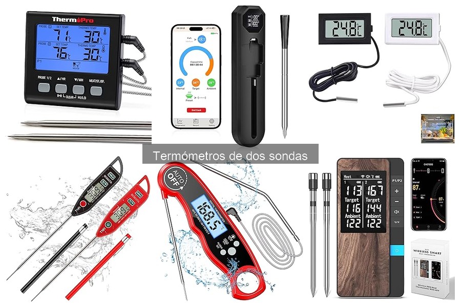 Dónde comprar un termómetro de dos sondas al mejor precio