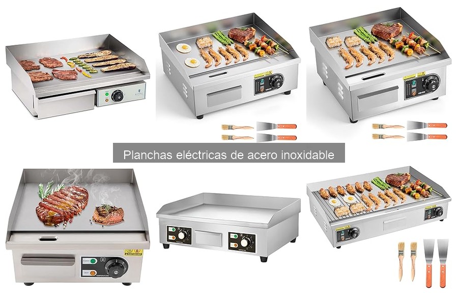 Eficiencia de las planchas eléctricas de acero inoxidable