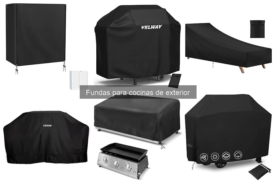 ¿Es necesario usar funda para cocinas de exterior en invierno?