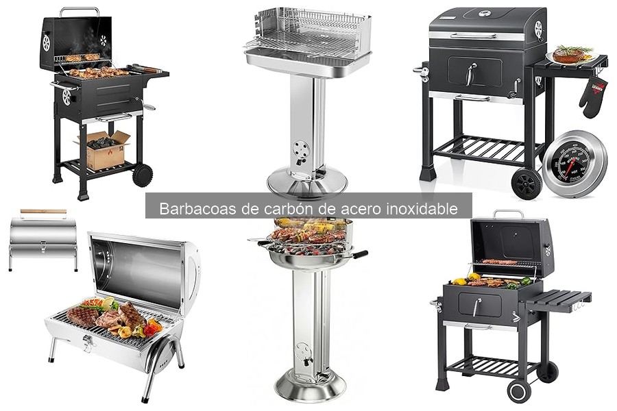 Evita el sabor amargo en barbacoas de carbón de acero inoxidable