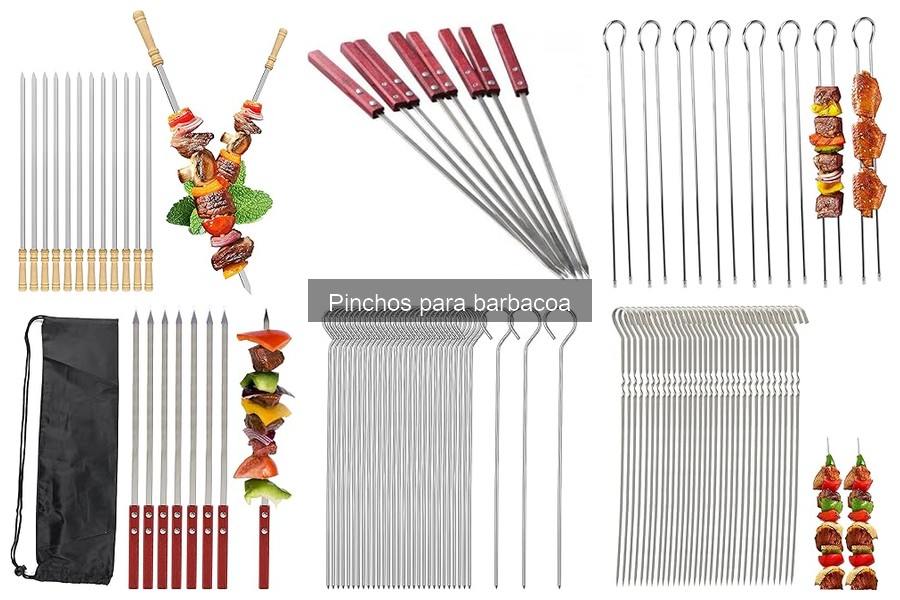 Guía de compra de pinchos para barbacoa: tamaño y material