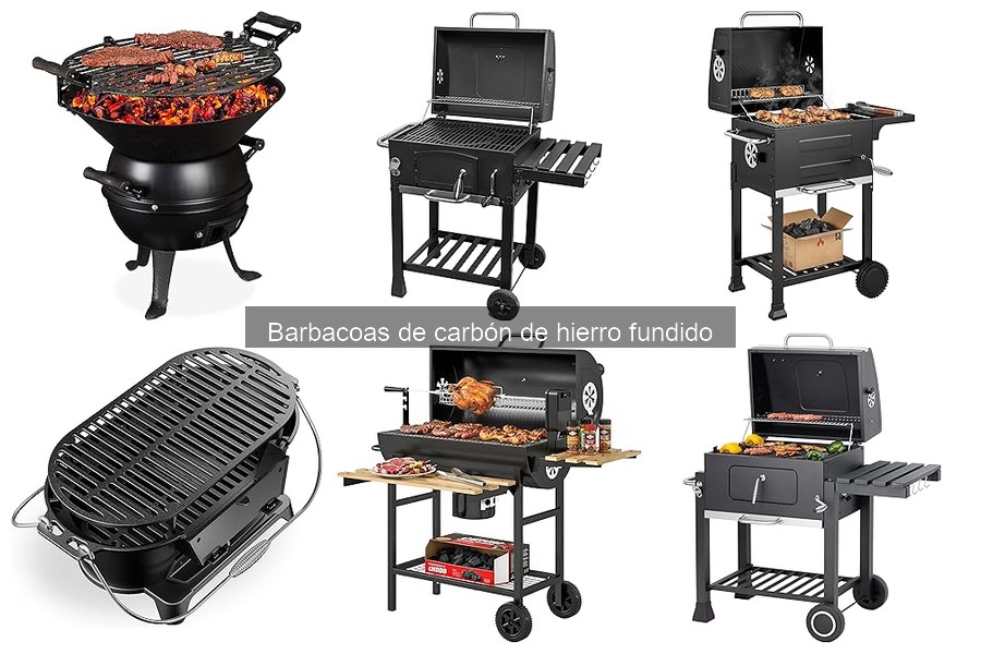 Guía de compra para barbacoas de carbón de hierro fundido