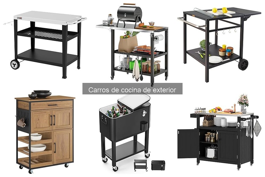 Guía de compra para carros de cocina de exterior