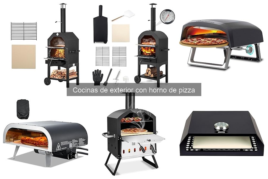 Guía de compra para cocinas de exterior con horno de pizza