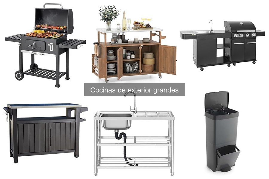 Guía de compra para cocinas de exterior grandes