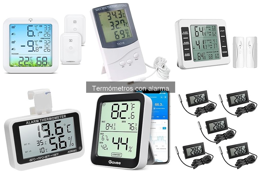 Guía fácil para usar un termómetro con alarma