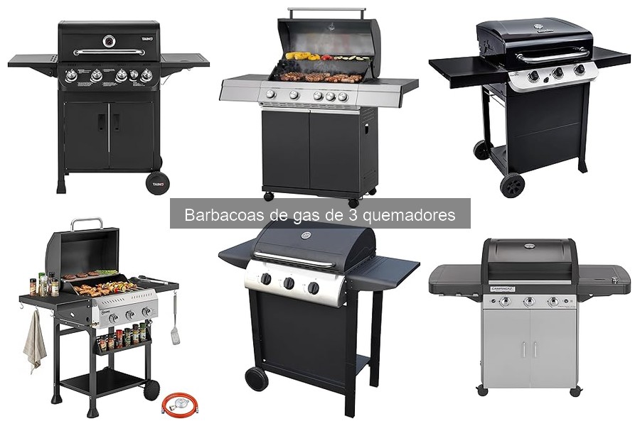 Guía para Elegir Barbacoas de Gas de 3 Quemadores