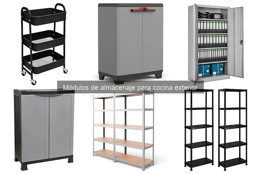 Guía para Elegir Módulos de Almacenaje para Cocina Exterior