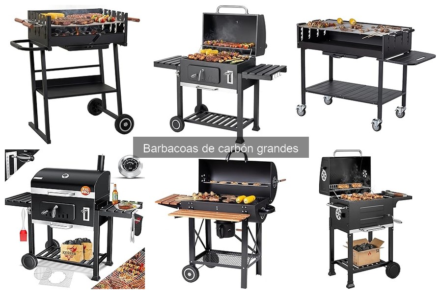 Guía para elegir tu barbacoa de carbón grande ideal