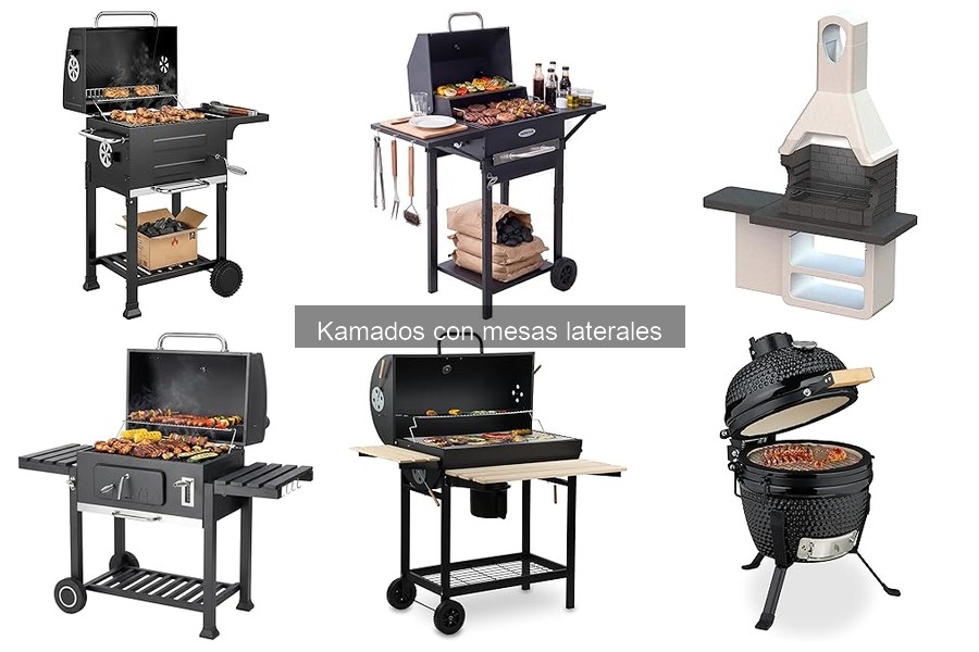Guía para elegir un kamado con mesas laterales