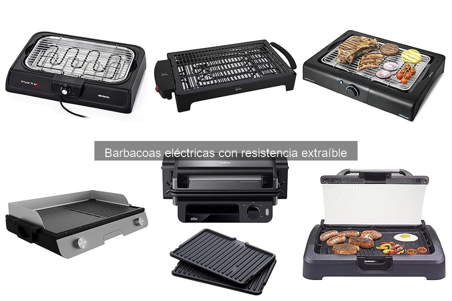 Guía para instalar una barbacoa eléctrica con resistencia extraíble