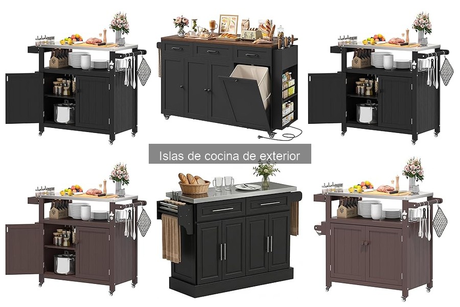 Las islas de cocina de exterior más resistentes a la intemperie