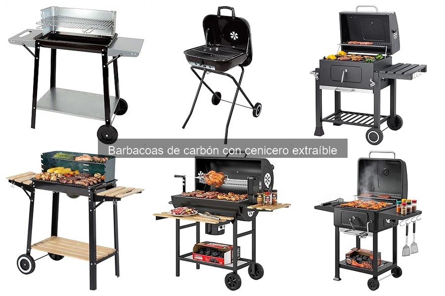 Mantenimiento de Barbacoas de Carbón con Cenicero Extraíble