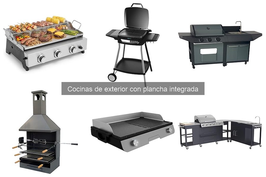 Mantenimiento de cocinas de exterior con plancha integrada