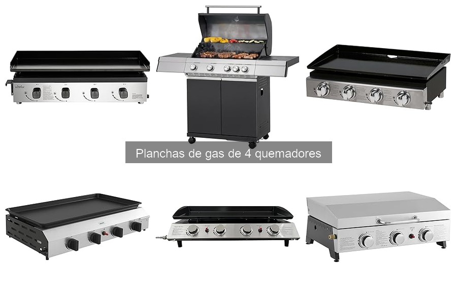 Mantenimiento de planchas de gas de 4 quemadores: Consejos útiles