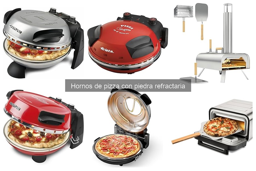 Mantenimiento del horno de pizza con piedra refractaria